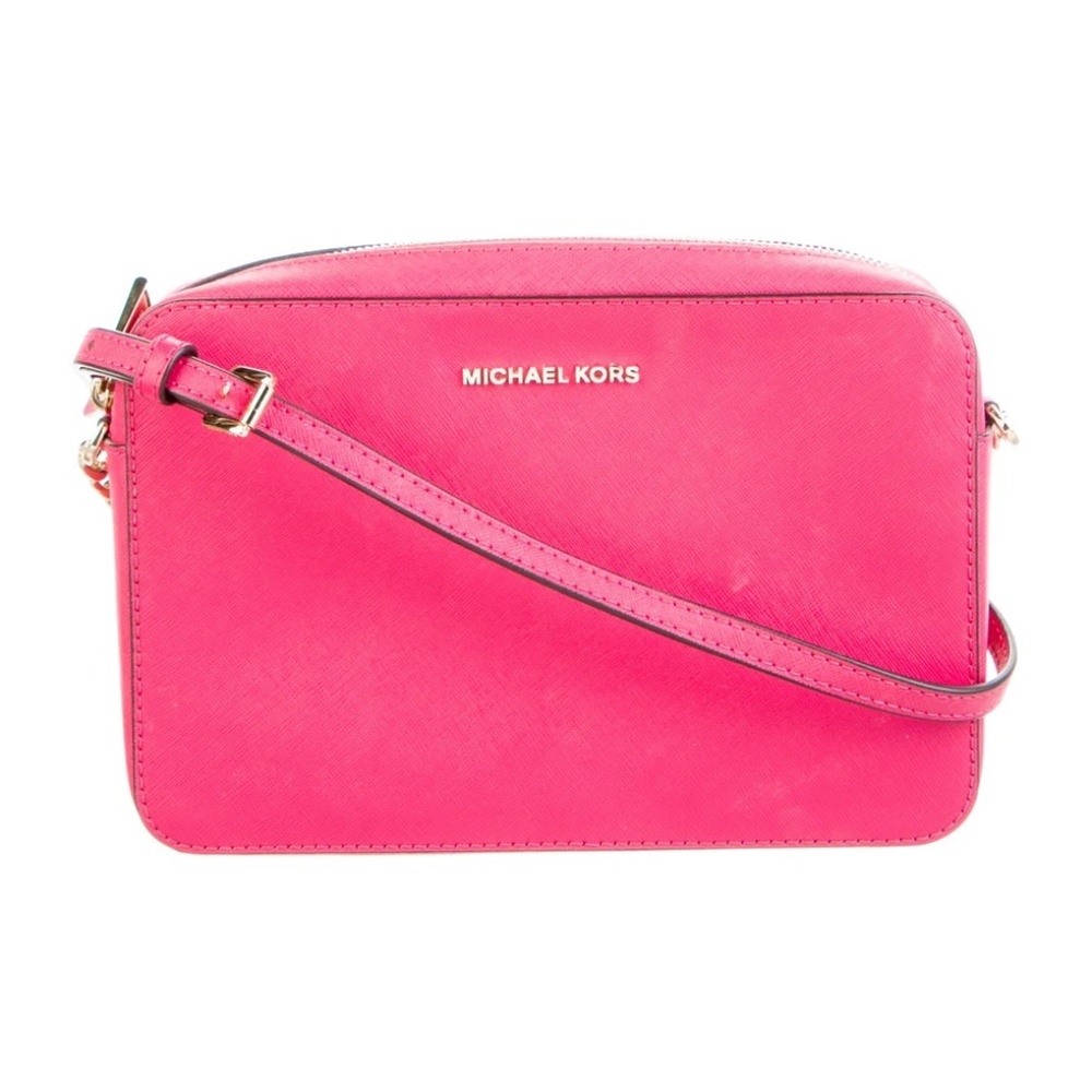 MICHAEL Michael Kors Leather Jet Set East West Crossbody